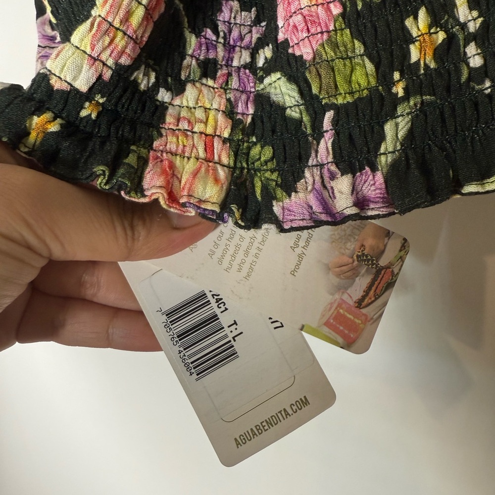 Agua Bendita Leah Dreamin Crop Top LG - Picture 5 of 5
